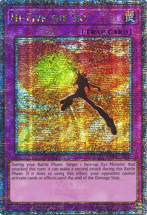 Hi-Five the Sky [RA04-EN239] Quarter Century Secret Rare | Jomio and Rueliete's Cards and Comics