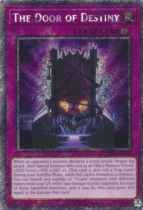 The Door of Destiny [RA04-EN240] Platinum Secret Rare | Jomio and Rueliete's Cards and Comics