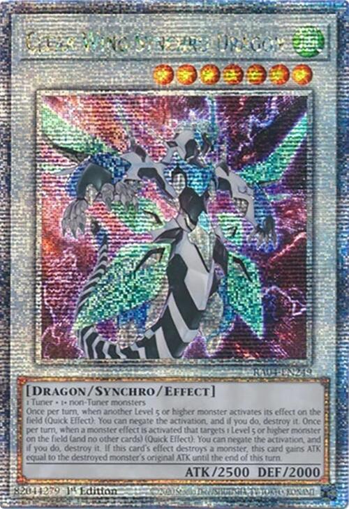 Clear Wing Synchro Dragon [RA04-EN249] Quarter Century Secret Rare | Jomio and Rueliete's Cards and Comics