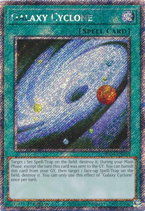 Galaxy Cyclone [RA04-EN250] Platinum Secret Rare | Jomio and Rueliete's Cards and Comics