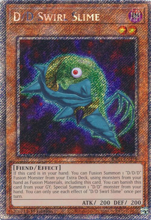 D/D Swirl Slime [RA04-EN258] Platinum Secret Rare | Jomio and Rueliete's Cards and Comics