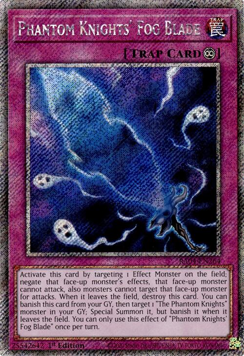 Phantom Knights' Fog Blade [RA04-EN264] Platinum Secret Rare | Jomio and Rueliete's Cards and Comics