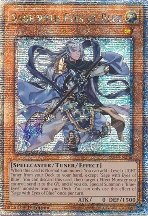 Sage with Eyes of Blue [RA04-EN266] Quarter Century Secret Rare | Jomio and Rueliete's Cards and Comics
