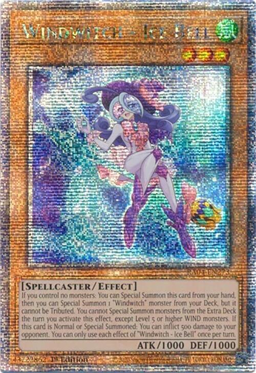 Windwitch - Ice Bell [RA04-EN273] Quarter Century Secret Rare | Jomio and Rueliete's Cards and Comics