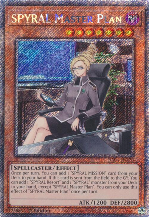 SPYRAL Master Plan [RA04-EN276] Platinum Secret Rare | Jomio and Rueliete's Cards and Comics