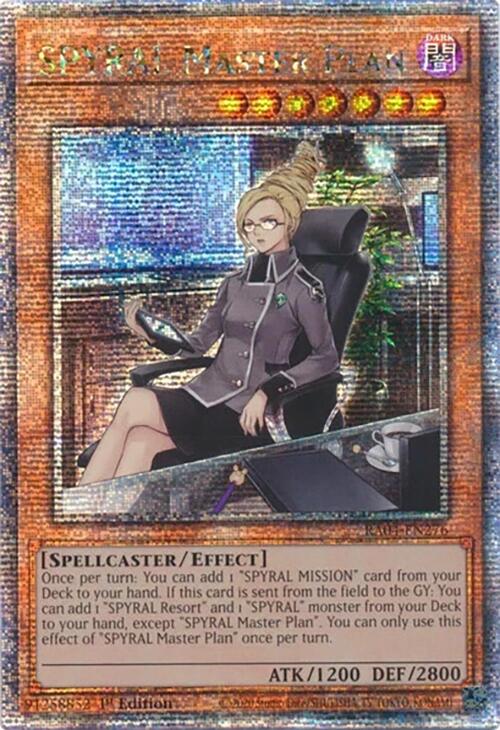 SPYRAL Master Plan [RA04-EN276] Quarter Century Secret Rare | Jomio and Rueliete's Cards and Comics