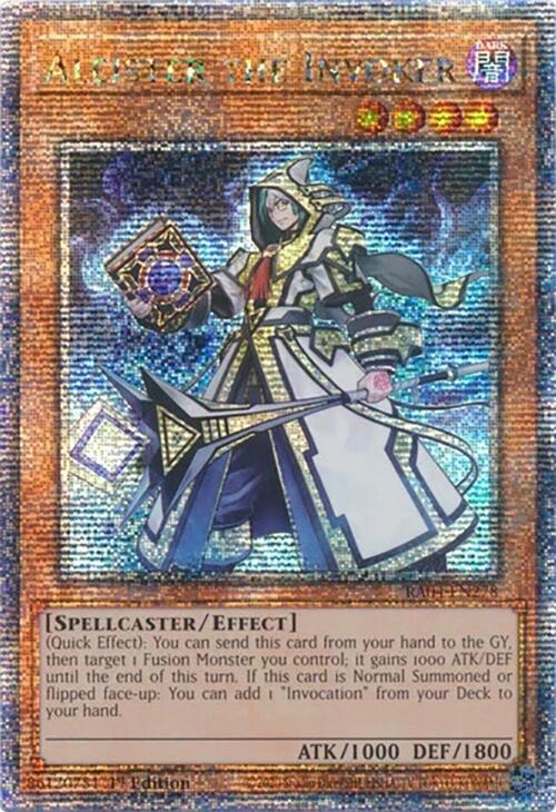 Aleister the Invoker [RA04-EN278] Quarter Century Secret Rare | Jomio and Rueliete's Cards and Comics