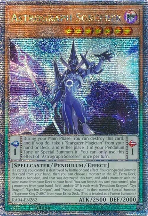 Astrograph Sorcerer [RA04-EN282] Quarter Century Secret Rare | Jomio and Rueliete's Cards and Comics