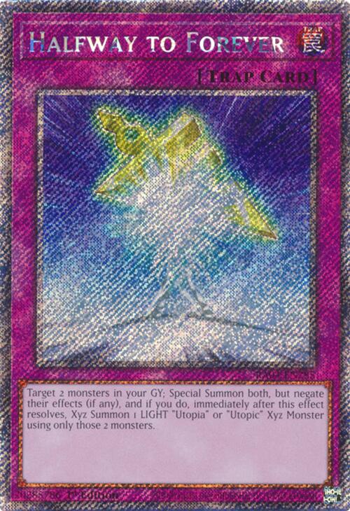 Halfway to Forever [RA04-EN285] Platinum Secret Rare | Jomio and Rueliete's Cards and Comics