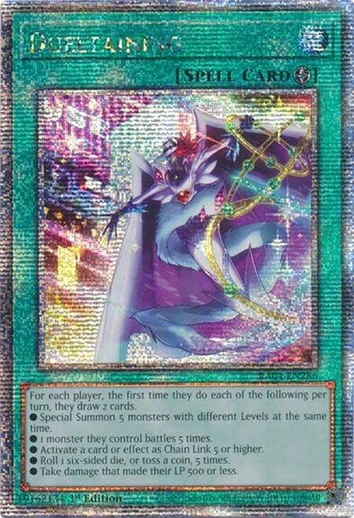Dueltaining [RA04-EN286] Quarter Century Secret Rare | Jomio and Rueliete's Cards and Comics