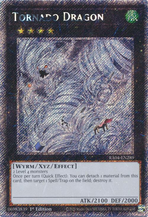Tornado Dragon [RA04-EN289] Platinum Secret Rare | Jomio and Rueliete's Cards and Comics