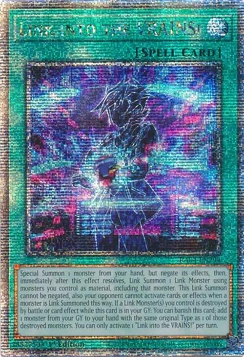 Link into the VRAINS! [RA04-EN294] Quarter Century Secret Rare | Jomio and Rueliete's Cards and Comics