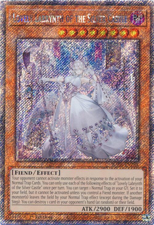 Lovely Labrynth of the Silver Castle [RA04-EN295] Platinum Secret Rare | Jomio and Rueliete's Cards and Comics