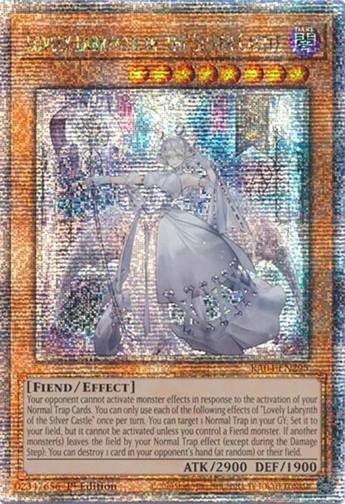 Lovely Labrynth of the Silver Castle [RA04-EN295] Quarter Century Secret Rare | Jomio and Rueliete's Cards and Comics