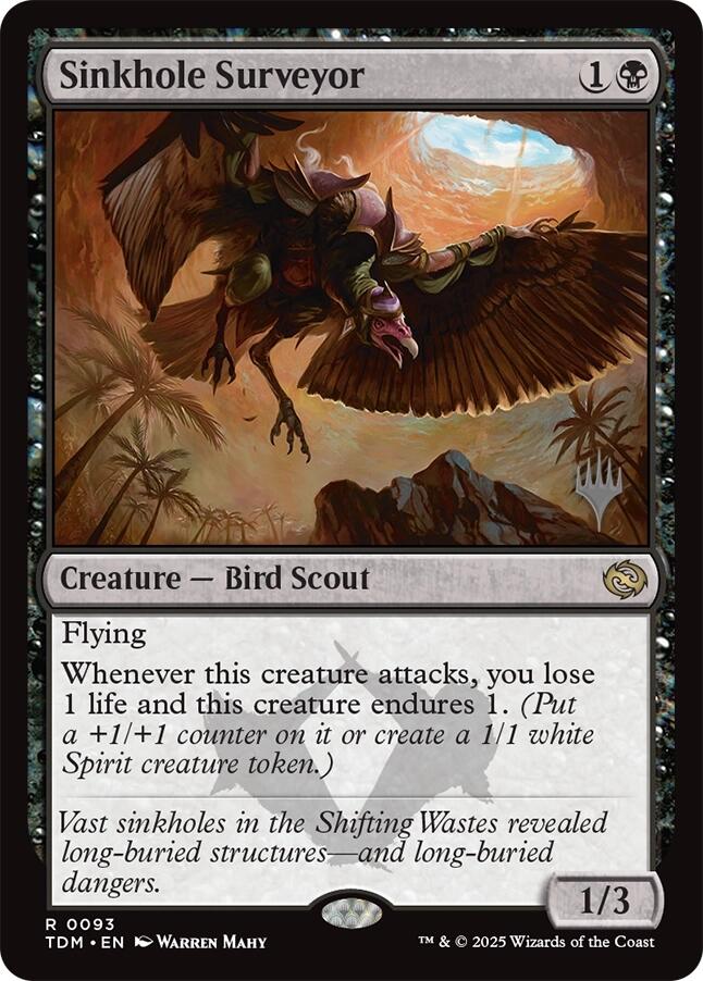 Sinkhole Surveyor (Promo Pack) [Tarkir: Dragonstorm Promos] | Jomio and Rueliete's Cards and Comics