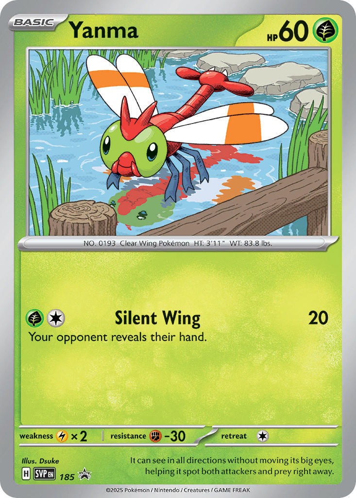 Yanma (185) [Scarlet & Violet: Black Star Promos] | Jomio and Rueliete's Cards and Comics
