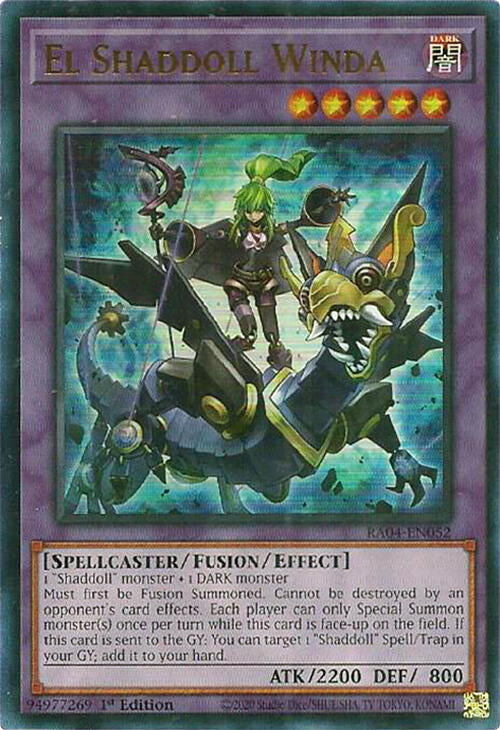 El Shaddoll Winda [RA04-EN052] Ultra Rare | Jomio and Rueliete's Cards and Comics