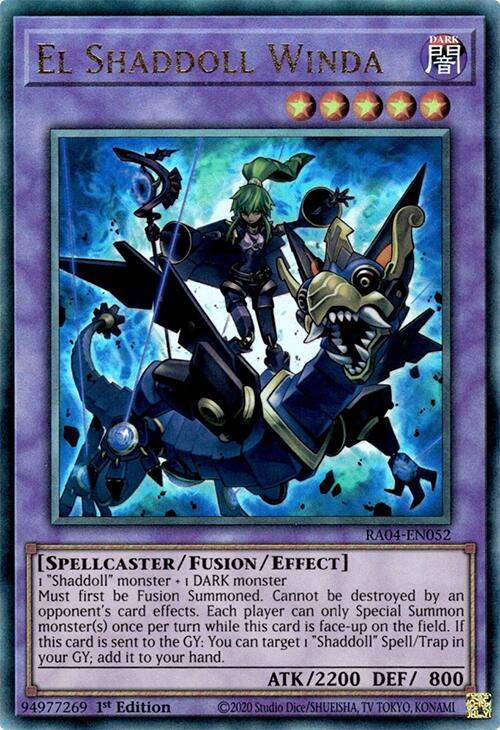 El Shaddoll Winda [RA04-EN052] Prismatic Ultimate Rare | Jomio and Rueliete's Cards and Comics