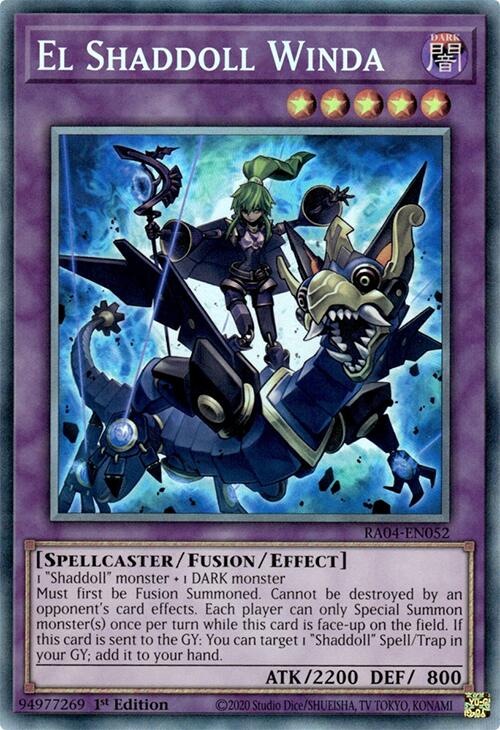 El Shaddoll Winda [RA04-EN052] Prismatic Collector's Rare | Jomio and Rueliete's Cards and Comics