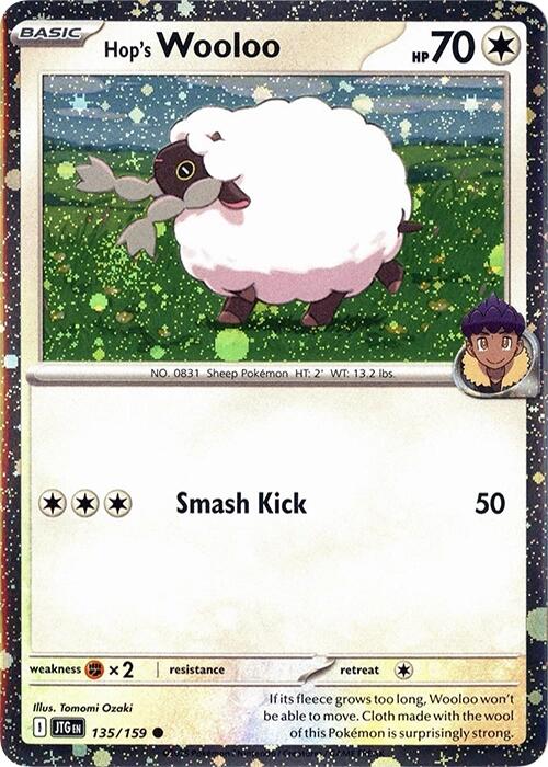 Hop's Wooloo (135/159) (Cosmos Holo) [Scarlet & Violet: Journey Together] | Jomio and Rueliete's Cards and Comics