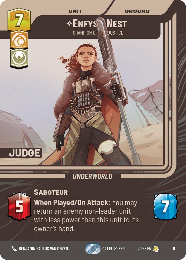 Enfys Nest - Champion of Justice (9) (9) [Judge Promos] | Jomio and Rueliete's Cards and Comics