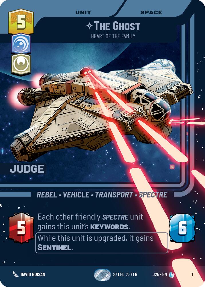 The Ghost - Heart of the Family (1) (1) [Judge Promos] | Jomio and Rueliete's Cards and Comics
