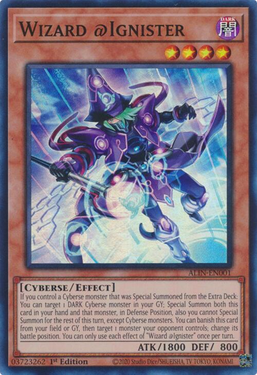 Wizard @Ignister [ALIN-EN001] Super Rare | Jomio and Rueliete's Cards and Comics