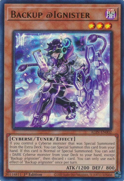 Backup @Ignister [ALIN-EN002] Ultra Rare | Jomio and Rueliete's Cards and Comics