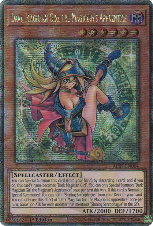 Dark Magician Girl the Magician's Apprentice [ALIN-EN004] Quarter Century Secret Rare | Jomio and Rueliete's Cards and Comics