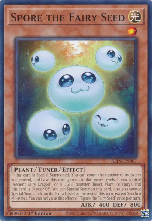 Spore the Fairy Seed [ALIN-EN007] Common | Jomio and Rueliete's Cards and Comics