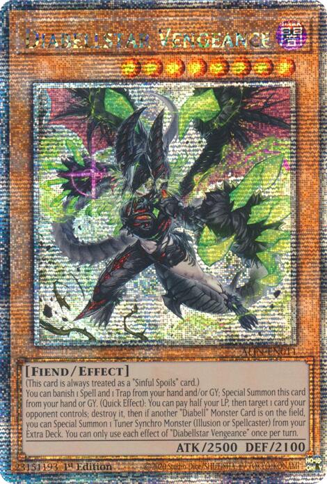 Diabellstar Vengeance [ALIN-EN011] Quarter Century Secret Rare | Jomio and Rueliete's Cards and Comics