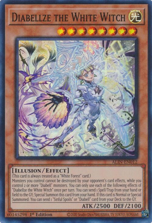 Diabellze the White Witch [ALIN-EN012] Super Rare | Jomio and Rueliete's Cards and Comics