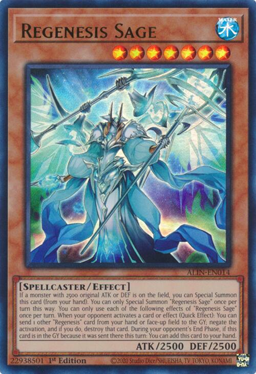Regenesis Sage [ALIN-EN014] Ultra Rare | Jomio and Rueliete's Cards and Comics