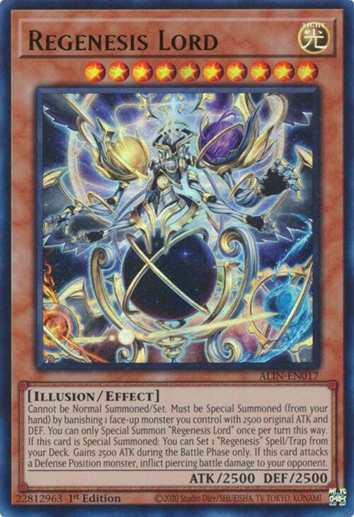Regenesis Lord [ALIN-EN017] Ultra Rare | Jomio and Rueliete's Cards and Comics