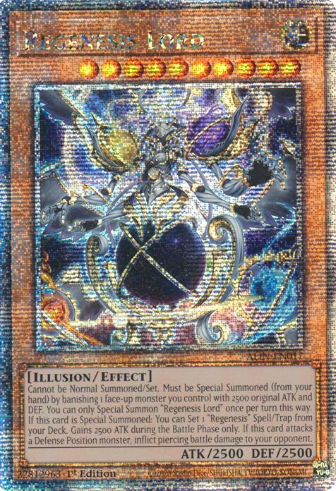 Regenesis Lord [ALIN-EN017] Quarter Century Secret Rare | Jomio and Rueliete's Cards and Comics