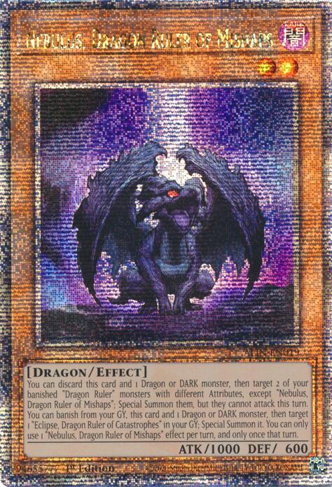 Nebulus, Dragon Ruler of Mishaps [ALIN-EN019] Quarter Century Secret Rare | Jomio and Rueliete's Cards and Comics