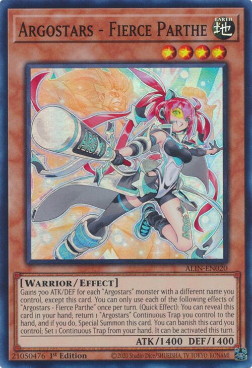 Argostars - Fierce Parthe [ALIN-EN020] Super Rare | Jomio and Rueliete's Cards and Comics