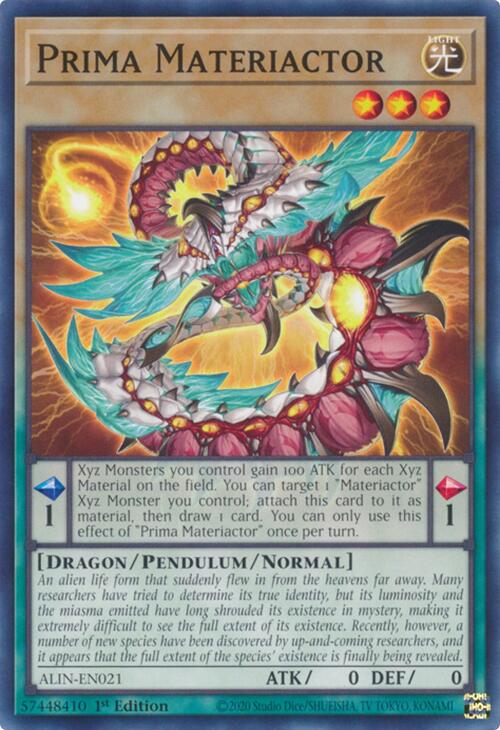 Prima Materiactor [ALIN-EN021] Common | Jomio and Rueliete's Cards and Comics