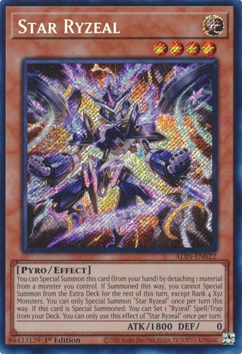Star Ryzeal [ALIN-EN022] Secret Rare | Jomio and Rueliete's Cards and Comics