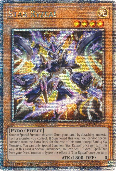 Star Ryzeal [ALIN-EN022] Quarter Century Secret Rare | Jomio and Rueliete's Cards and Comics