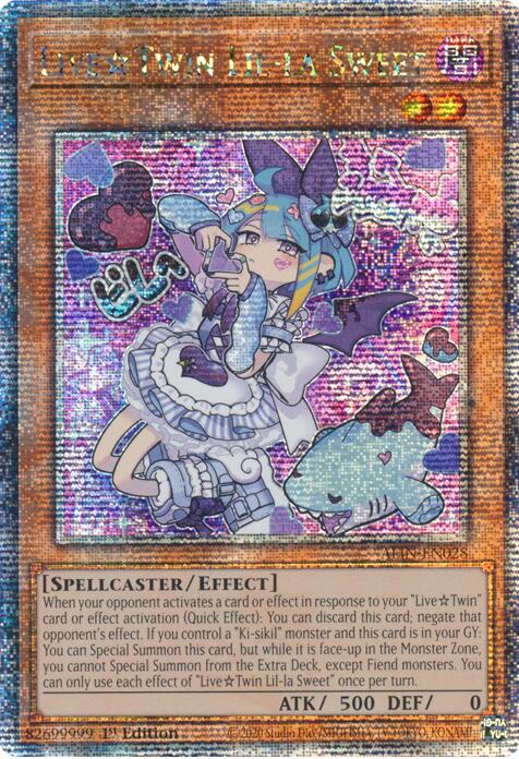Live Twin Lil-la Sweet [ALIN-EN028] Quarter Century Secret Rare | Jomio and Rueliete's Cards and Comics