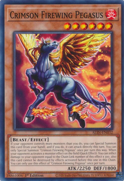 Crimson Firewing Pegasus [ALIN-EN032] Common | Jomio and Rueliete's Cards and Comics