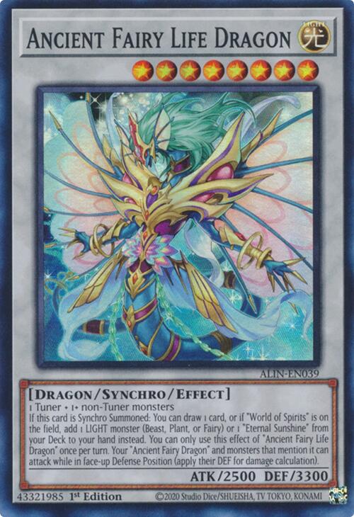 Ancient Fairy Life Dragon [ALIN-EN039] Super Rare | Jomio and Rueliete's Cards and Comics