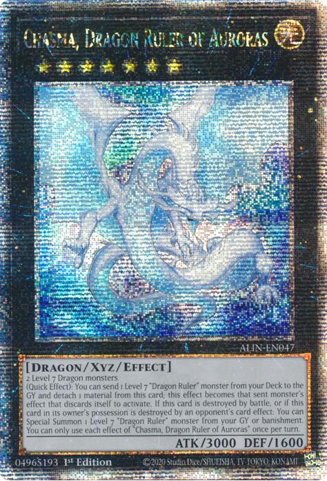 Chasma, Dragon Ruler of Auroras [ALIN-EN047] Quarter Century Secret Rare | Jomio and Rueliete's Cards and Comics