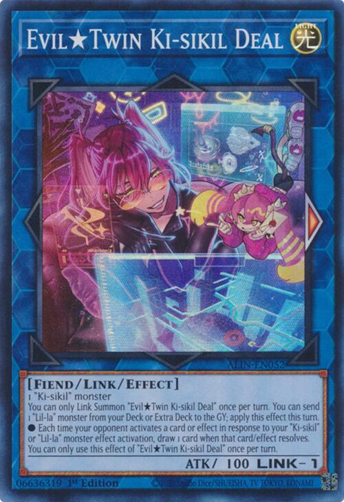 Evil Twin Ki-sikil Deal [ALIN-EN052] Super Rare | Jomio and Rueliete's Cards and Comics