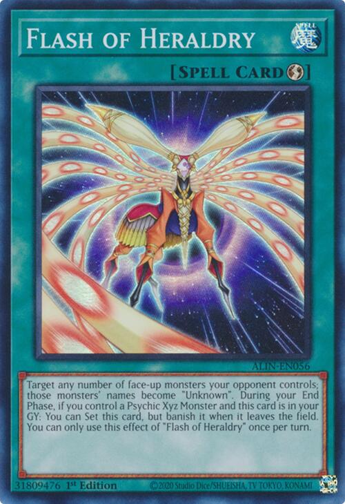 Flash of Heraldry [ALIN-EN056] Super Rare | Jomio and Rueliete's Cards and Comics