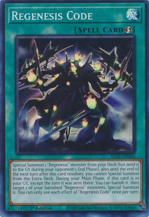 Regenesis Code [ALIN-EN060] Super Rare | Jomio and Rueliete's Cards and Comics