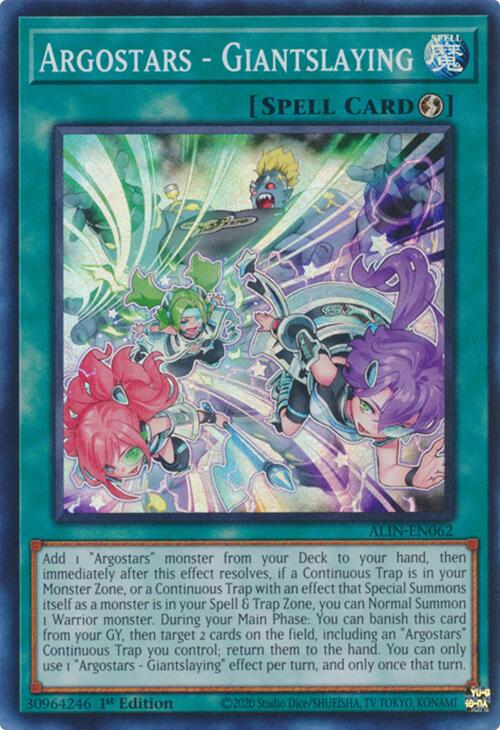 Argostars - Giantslaying [ALIN-EN062] Super Rare | Jomio and Rueliete's Cards and Comics