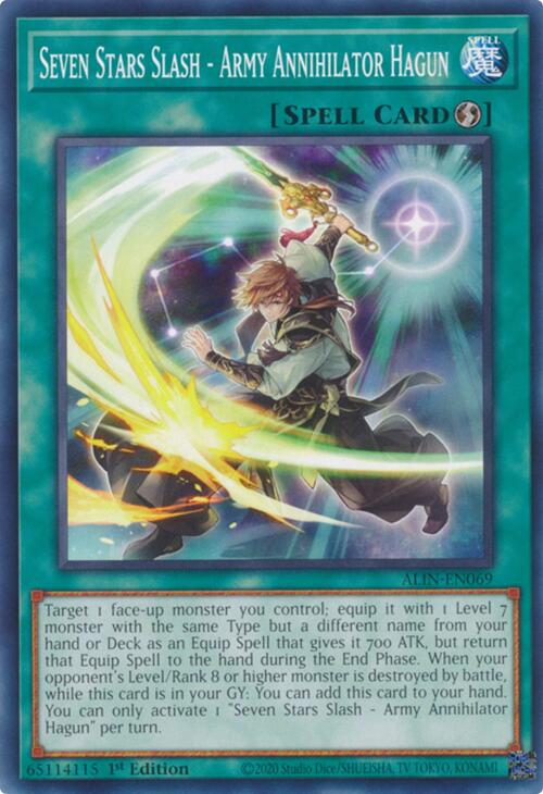 Seven Stars Slash - Army Annihilator Hagun [ALIN-EN069] Common | Jomio and Rueliete's Cards and Comics