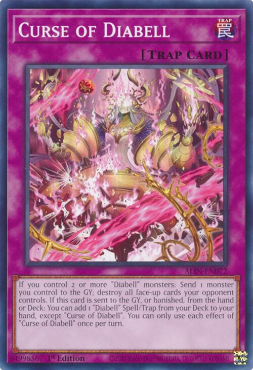 Curse of Diabell [ALIN-EN072] Common | Jomio and Rueliete's Cards and Comics
